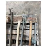 Wood Clamps, Axes, Mauls, and Bulk Oil Pump Wood Clamps, Axes, Mauls, and Bulk Oil Pump