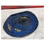 Blue Industrial Hose with Metal Fittings Blue Industrial Hose with Metal Fittings