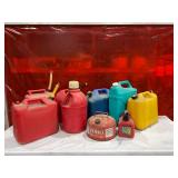 Assorted Fuel Containers Assorted Fuel Containers