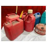 Assorted Fuel Containers Assorted Fuel Containers