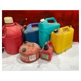 Assorted Fuel Containers Assorted Fuel Containers