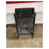 Cosco Black Metal Folding Step Stool with Three Steps Cosco Black Metal Folding Step Stool with Three Steps