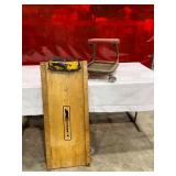 Wooden Creeper and Rolling Garage Seat Wooden Creeper and Rolling Garage Seat
