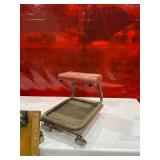 Wooden Creeper and Rolling Garage Seat Wooden Creeper and Rolling Garage Seat