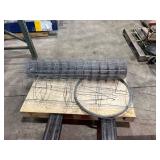 Wire Tomato Cages, Wire Fencing Roll, and Roll of Wire Wire Tomato Cages, Wire Fencing Roll, and Roll of Wire