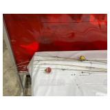 Vintage Fishing Poles and Min O Life Minnow Bucket Vintage Fishing Poles and Min O Life Minnow Bucket