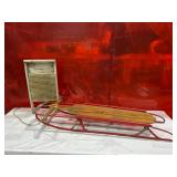Flexible Flyer Wooden Sled with Washboard Flexible Flyer Wooden Sled with Washboard