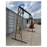 1-Ton Gantry Crane With 11-Foot Width and Chain Hoist 1-Ton Gantry Crane With 11-Foot Width and Chain Hoist