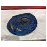 Blue Lay Flat Hose with Metal Fittings Blue Lay Flat Hose with Metal Fittings