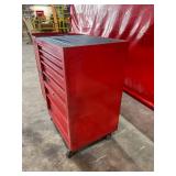 Snap-on Red Tool Chest with Drawers and Cabinet Snap-on Red Tool Chest with Drawers and Cabinet