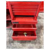 Snap-on Red Tool Chest with Drawers and Cabinet Snap-on Red Tool Chest with Drawers and Cabinet