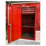 Empty Snap-on Red Metal Tool Storage Cabinet With Drawers Empty Snap-on Red Metal Tool Storage Cabinet With Drawers