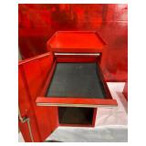 Empty Snap-on Red Metal Tool Storage Cabinet With Drawers Empty Snap-on Red Metal Tool Storage Cabinet With Drawers