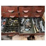 Metal Multi-Drawer Cabinet with Hardware Contents Metal Multi-Drawer Cabinet with Hardware Contents