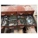 Metal Multi-Drawer Cabinet with Hardware Contents Metal Multi-Drawer Cabinet with Hardware Contents