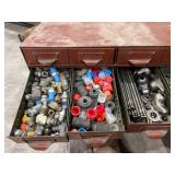 Metal Multi-Drawer Cabinet with Hardware Contents Metal Multi-Drawer Cabinet with Hardware Contents