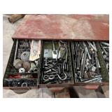 Metal Multi-Drawer Cabinet with Hardware Contents Metal Multi-Drawer Cabinet with Hardware Contents