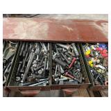 Metal Multi-Drawer Cabinet with Hardware Contents Metal Multi-Drawer Cabinet with Hardware Contents