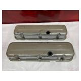 Metal Valve Covers in Silver Finish Metal Valve Covers in Silver Finish