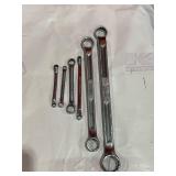 Snap-On Chrome Box-End Wrench Set, 5 Pieces Snap-On Chrome Box-End Wrench Set, 5 Pieces