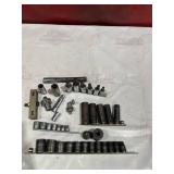 Snap-on Mixed Socket and Adapter Set with Organizers Snap-on Mixed Socket and Adapter Set with Organizers
