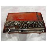ACE Hardware Socket Set With Steel Case ACE Hardware Socket Set With Steel Case