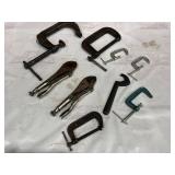 C-Clamps and Locking Pliers Tools C-Clamps and Locking Pliers Tools