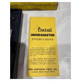 Central Tool Co. 1″-2″ Micrometer with Original Box and Instructions Central Tool Co. 1″-2″ Micrometer with Original Box and Instructions