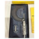 Central Tool Co. 1″-2″ Micrometer with Original Box and Instructions Central Tool Co. 1″-2″ Micrometer with Original Box and Instructions