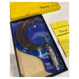 Central Tools Inc. 3-4 Inch Micrometer with Original Box and Manual Central Tools Inc. 3-4 Inch Micrometer with Original Box and Manual