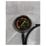 Vintage Mechanical Fuel Pump Tester with Gauge and Hose Vintage Mechanical Fuel Pump Tester with Gauge and Hose