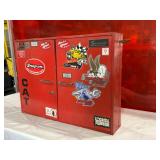 SnapOn Red Metal Locking Wall Mounted Tool Cabinet SnapOn Red Metal Locking Wall Mounted Tool Cabinet