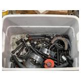 GM Engine Cylinder Heads with Bolts and Wooden Stand GM Engine Cylinder Heads with Bolts and Wooden Stand