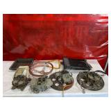 Automotive Parts Including Carburetors, Flywheels, Radiator, and Steering Wheel Automotive Parts Including Carburetors, Flywheels, Radiator, and Steering Wheel