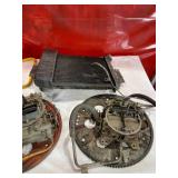 Automotive Parts Including Carburetors, Flywheels, Radiator, and Steering Wheel Automotive Parts Including Carburetors, Flywheels, Radiator, and Steering Wheel