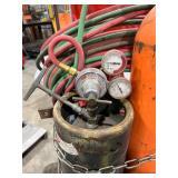Oxygen and Acetylene Welding Tank Set with Regulators and Cart Oxygen and Acetylene Welding Tank Set with Regulators and Cart