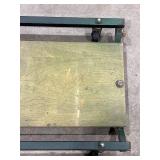 Wooden Mechanics Creeper with Red Headrest and Metal Frame Wooden Mechanics Creeper with Red Headrest and Metal Frame