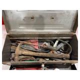 Metal Toolbox With Assorted Hand Tools Included  Metal Toolbox With Assorted Hand Tools IncludedÂ
