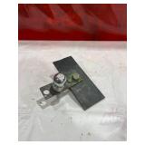 Steel Homemade  Hitch Attachment with Chrome Ball Steel Homemade  Hitch Attachment with Chrome Ball