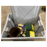 Cleaning Supplies and Heavy-Duty Storage Bin With Lid Cleaning Supplies and Heavy-Duty Storage Bin With Lid
