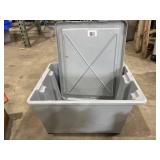Cleaning Supplies and Heavy-Duty Storage Bin With Lid Cleaning Supplies and Heavy-Duty Storage Bin With Lid
