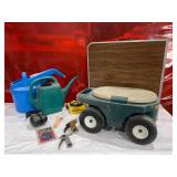 Gardening Tools, Wagon, Folding Table, and Accessories Gardening Tools, Wagon, Folding Table, and Accessories