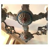 Vintage Ornate 4-Light Ceiling Fixture
