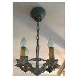 Vintage Ornate 4-Light Ceiling Fixture