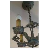 Vintage Ornate 4-Light Ceiling Fixture