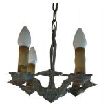 Vintage Ornate 4-Light Ceiling Fixture