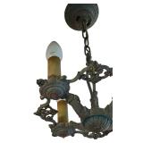 Vintage Ornate 4-Light Ceiling Fixture