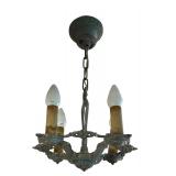 Vintage Ornate 4-Light Ceiling Fixture