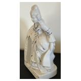 Pair of Vintage Porcelain Man and Woman Bookends