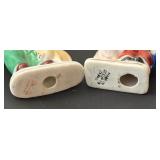 Set of 2 Occupied Japan Porcelain Figurines with Pigs